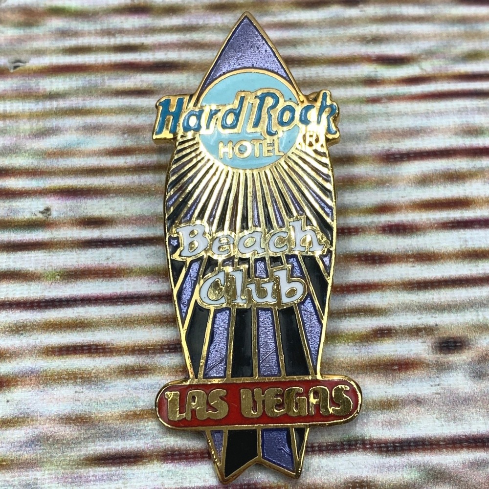 Hard‎ Rock Hotel Beach Club LAS VEGAS Surfboard Style Collectible Pin